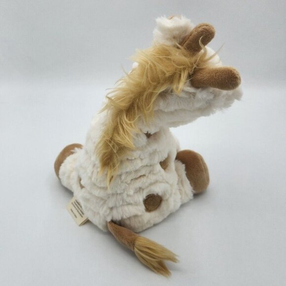 First Impressions White Tan Spotted Giraffe Soft Plush Stuffed Animal Macy's 9" - Picture 4 of 7